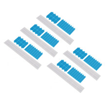 Ensemble de 5 écrans de confidentialité pour ordinateur, avec bandes adhésives et supports à glissière