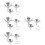 4Sets Food Grade Stainless Steel Funnels Nesting Set for Kitchen Usage 7