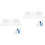 2Pcs White Acrylic Floating Shelves for Bathroom Kitchen Wall Storage 4