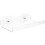 2Pcs White Acrylic Floating Shelves for Bathroom Kitchen Wall Storage 9