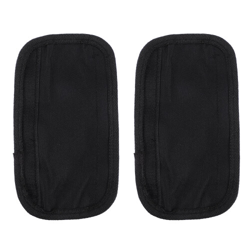 8Pcs Durable Black Nylon Shoulder Strap Cushions for Bag Support 1