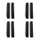 8Pcs Durable Black Nylon Shoulder Strap Cushions for Bag Support 8