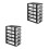 2Pcs Multi Plastic Storage Drawers Organizer Box for Desk and Vanity 4