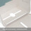 2Pcs White ABS PVC Toilet Paper Storage Box Adhesive Wall Organizer 5