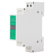 Medidor de voltaje DC LED de 3 dígitos 11V-310V para riel DIN PC