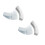 200Pièces Supports De En Plastique Transparent Pour 7