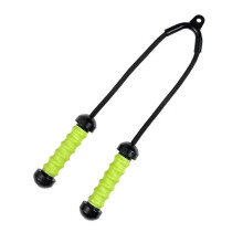Triceps Training Handle Fitness Chest Grip High Pull Down Hand Grips Equipment Accessories for Gym Workout Green