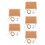 5Pcs Wood Frame Pin Boards for Desk Multi Purpose Message Boards 9
