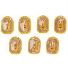 7pcs NFC Flash Nail Sticker LED Bare Chip Intelligent Nail Lamp Glow in the Dark Nail Stickers