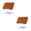 2Pcs Elegant Brown Bamboo Reading Book Stand with Adjustable Rotation 10