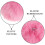 30Pièces Pompons Fluffy Colorés Pour De Sac Décoration Mode 8