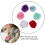 30Pièces Pompons Fluffy Colorés Pour De Sac Décoration Mode 9