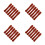 24Pièces Dents Chiot Durable - À Dents Comestible Marron 5