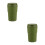 2Pièces Cendriers Et Maison Vert Pbt+abs Anti-Odeur Compact 7