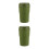 2Pièces Cendriers Et Maison Vert Pbt+abs Anti-Odeur Compact 9