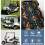 Golfkarstoelhoes van microvezel, 51" x 31" 6