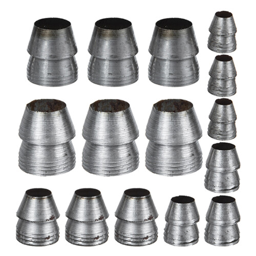 60Pcs Metal Wedge Kit for Handle Reinforcement Silver 2