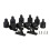 12Pc 22Mm Marine Canopy Deck Hinge Claw Sliding Eye End Fittings Hardware General DIY Tools Solid Hardware Tools 2