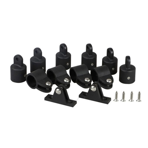 12Pc 22Mm Marine Canopy Deck Hinge Claw Sliding Eye End Fittings Hardware General DIY Tools Solid Hardware Tools