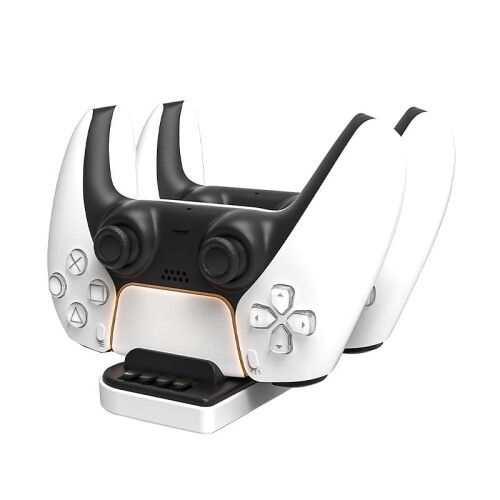 Doppelte PS5-Controller-Ladestation mit USB-C-Adapter 1