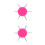 2Pièces Dotting Rond Métal Rosé Polyvalent 6