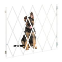 Stor hundebarriere, naturlig bambus