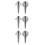 3Pièces Harpes À Bouche Métalliques Argentées, Design Mongol Et Russe 6
