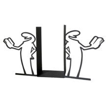 1pair Iron Art Fun Decorative Bookend, Unique Bookend, Home Decoration, A Must-Have for Book Lovers