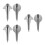 3Pièces Harpes À Bouche Métalliques Argentées, Design Mongol Et Russe 8