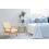 Σύγχρονος ταπετσαρισμένος καναπές Loveseat, υφασμάτινος καναπές Loveseat, καναπές Recliner, 6
