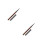 2Pièces Nail Art Bois Coffee Embossage Précis 7