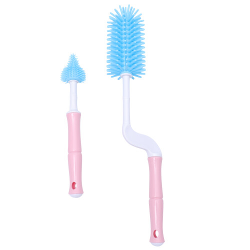 1Ensemble Brosse Silicone Pour Nettoyage Bébé 2