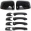 Gloss Black Mirror Covers+Door Handle Covers for  Grand Cherokee  Durango 2011-2020 1