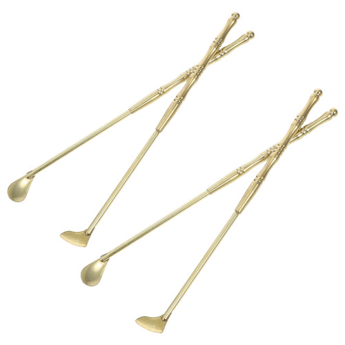 8Pièces Ensemble Cuillères Pelles Encens En Laiton Usage 1
