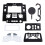 Kit de Painel Estéreo Double Din de 9 Polegadas para   2007-2016, Incluindo Moldura Do Console e Painel Frontal Do Rádio. 1