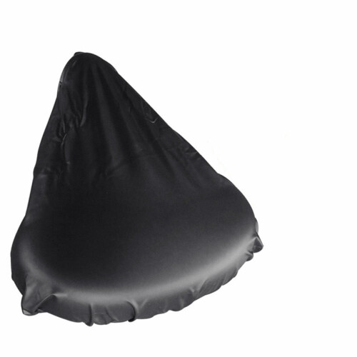 Waterproof saddle cover for bicycle Black