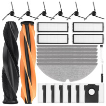 26PCS Main Side Brushes Filters Mop Cloths Dust Bags for D20 Robot Vacuum Accessories Replacement Parts