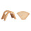 Hand Brewed Coffee Filter Paper Storage Rack Set Coffee Filter Paper Storage Box Solid Wood Filter Paper Storage Rack 1