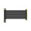 PCI-E 4.0 X16 Riser Cable Video Card 20cm Extension Shielded Flexibel 90 Montering GPU-Förlängningssladd Svart 1