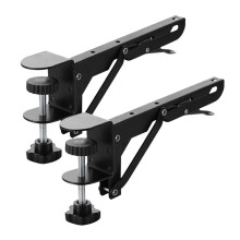 2PCS Foldable Bracket Computer Keyboard Desk Extender Support Keyboard Arm Stand Folding Desktop for Laptop Monitor