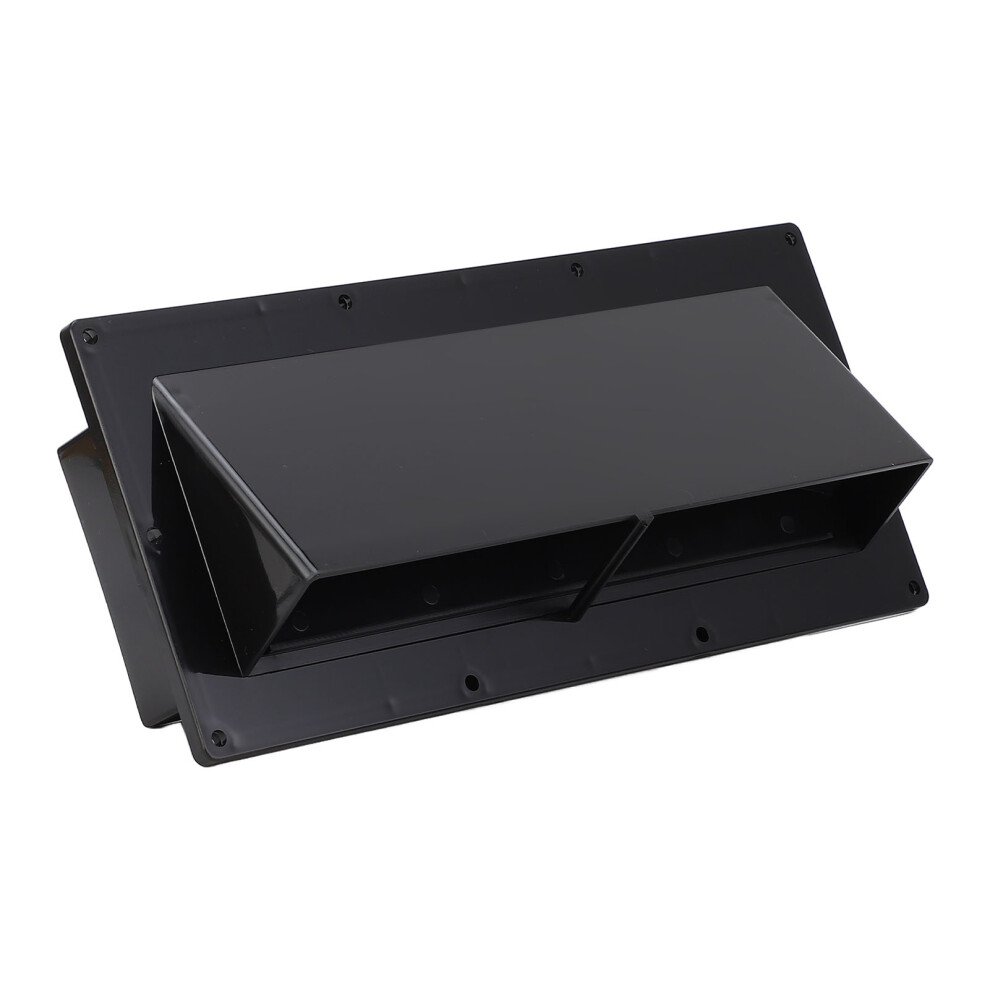 Abs Rv Range Hood Vent Cover With Lockable Clip For Trailer Boat Marine Black 7641390902753