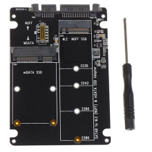 NGFF to 3 External HDD Enclosure MSATA SSD Adapter M.2 Protocol Adapter Board