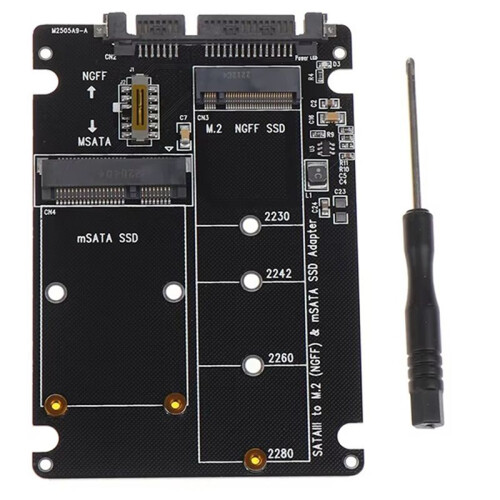 NGFF to  3 External HDD Enclosure MSATA SSD Adapter M.2  Protocol Adapter Board
