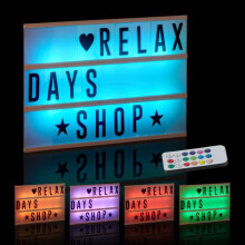 Light Box con cambio colore