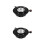 2Pièces Pot Fondue Fer Noir Polyvalent Pour Fromage 10