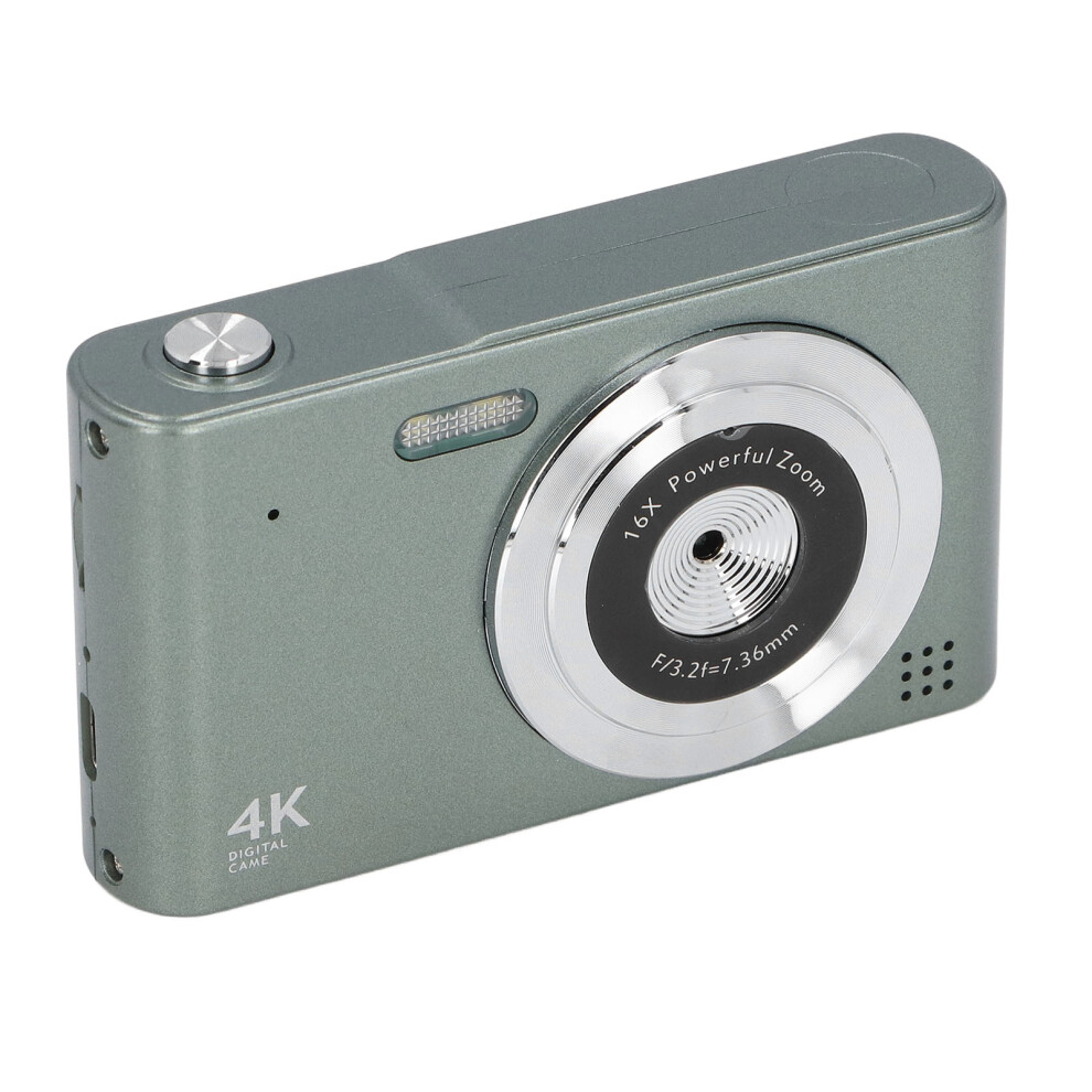 Hd Digital Camera 48Mp 4K 2.4In 16X Zoom Travel Green 4691384644759