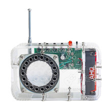 DIY FM Radio Kit 50-108MHz Justerbar IC RDA5807 Lödövningssats Anti-Interferens Dual Channel Amp