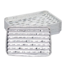 Tăvi de grătar din aluminiu, set de 25