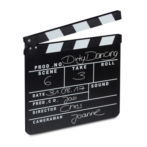 Clapa film negru
