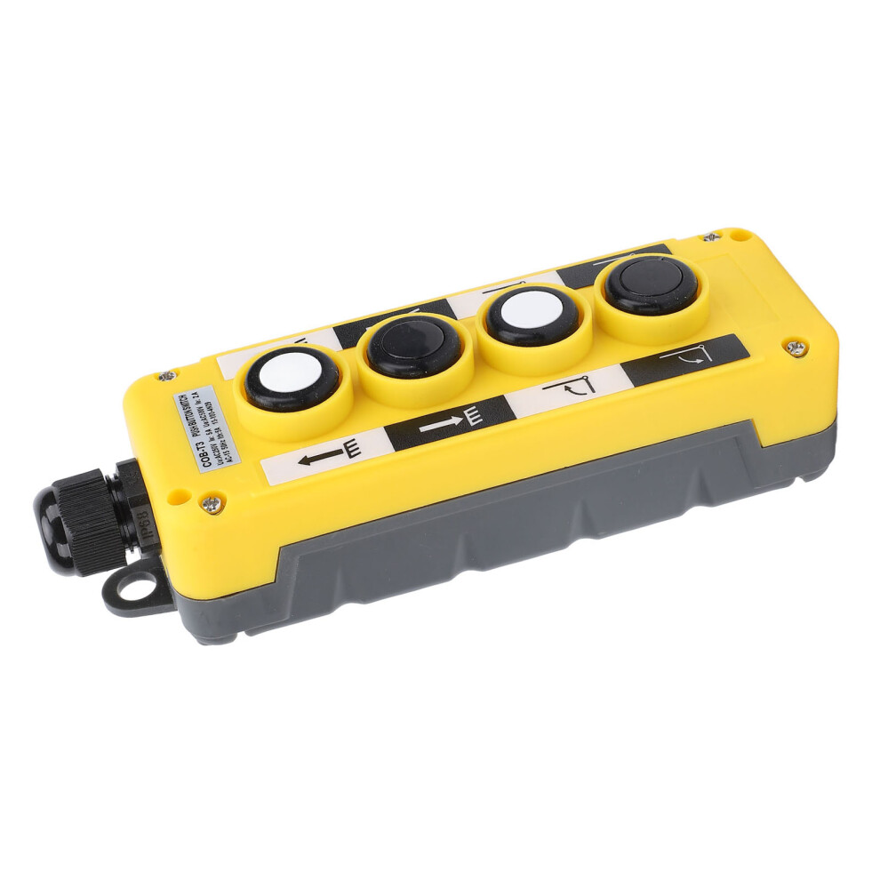 Rainproof Electric Crane Switch For Hoist 4 Buttons Ip68 Ac250v 5A 7891384630722
